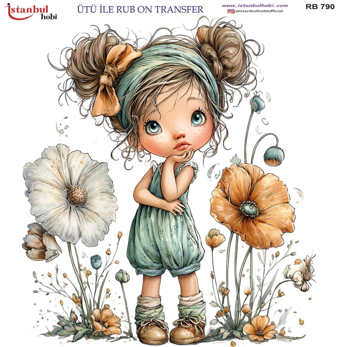 Ütü İle Rub On Transfer 30x30cm RB790