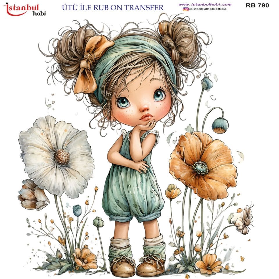 Ütü İle Rub On Transfer 30x30cm RB790