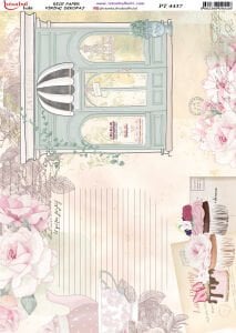 Pirinç Dekopaj Kağıdı 30x42cm PT-4437