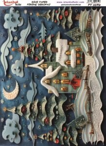 Pirinç Dekopaj Kağıdı 30x42cm PT-3589
