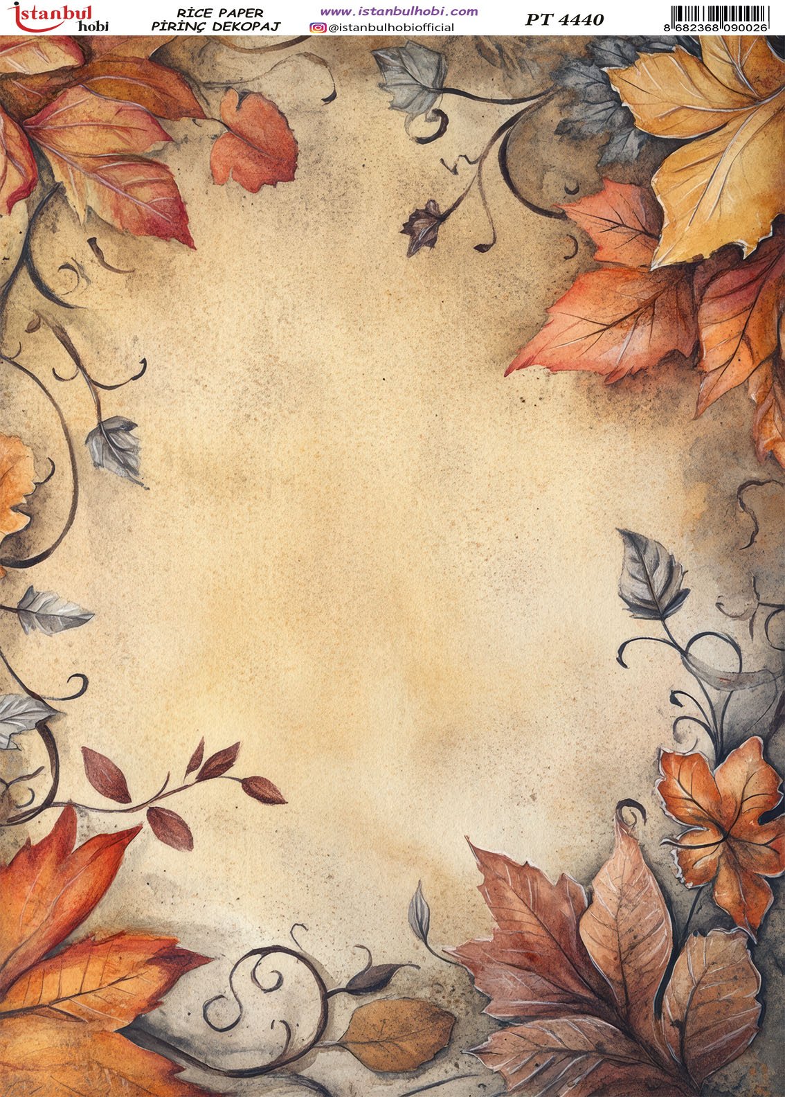 Pirinç Dekopaj Kağıdı 30x42cm PT-4440