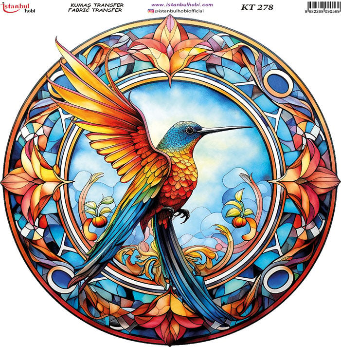 Kumaş Transfer Kağıdı 20x20cm KT-278