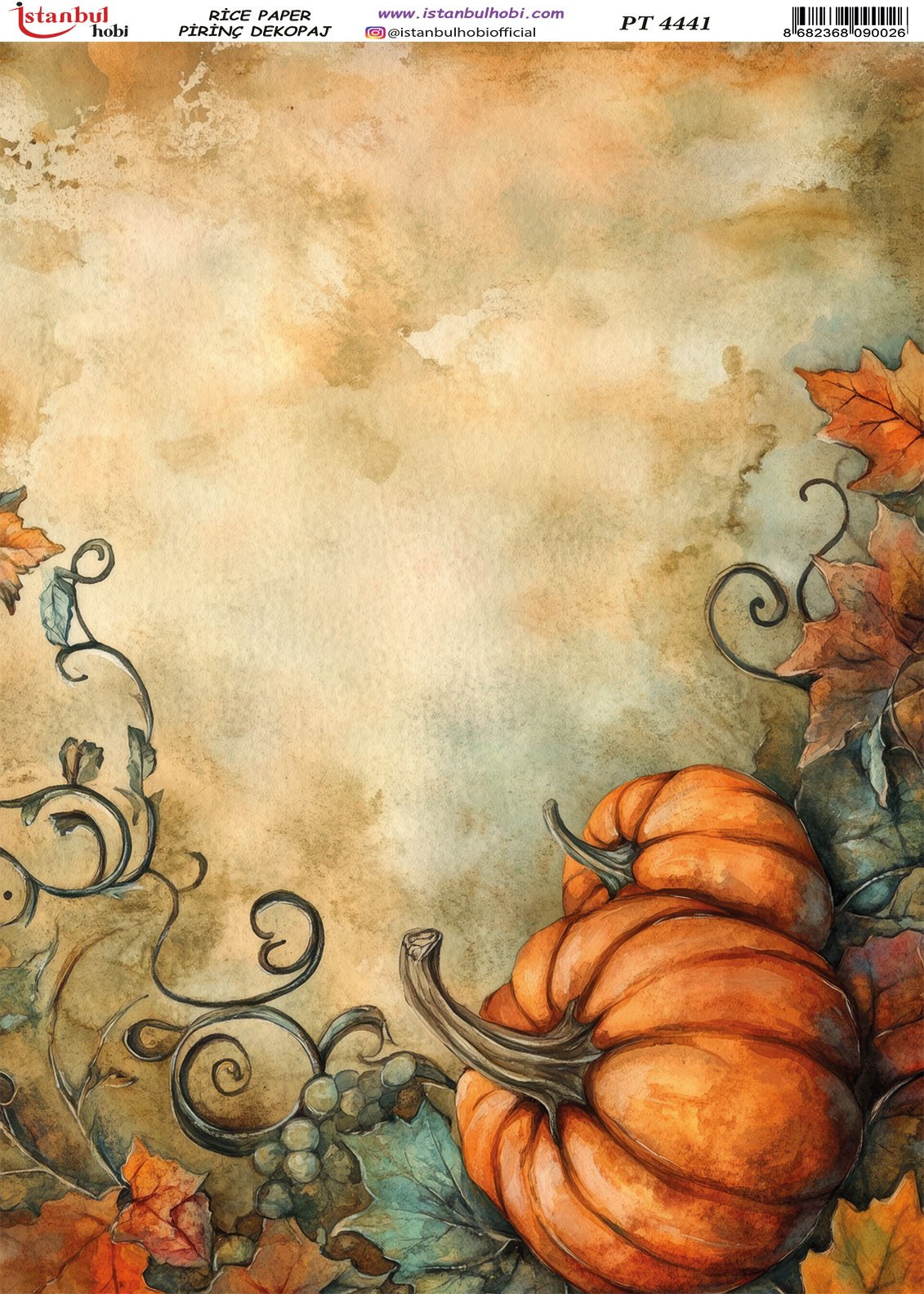Pirinç Dekopaj Kağıdı 30x42cm PT-4441