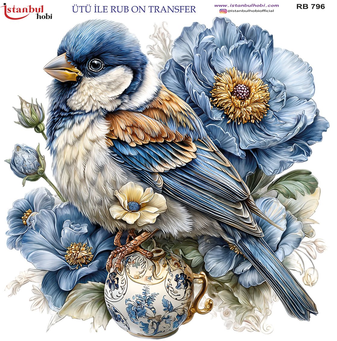 Ütü İle Rub On Transfer 30x30cm RB796