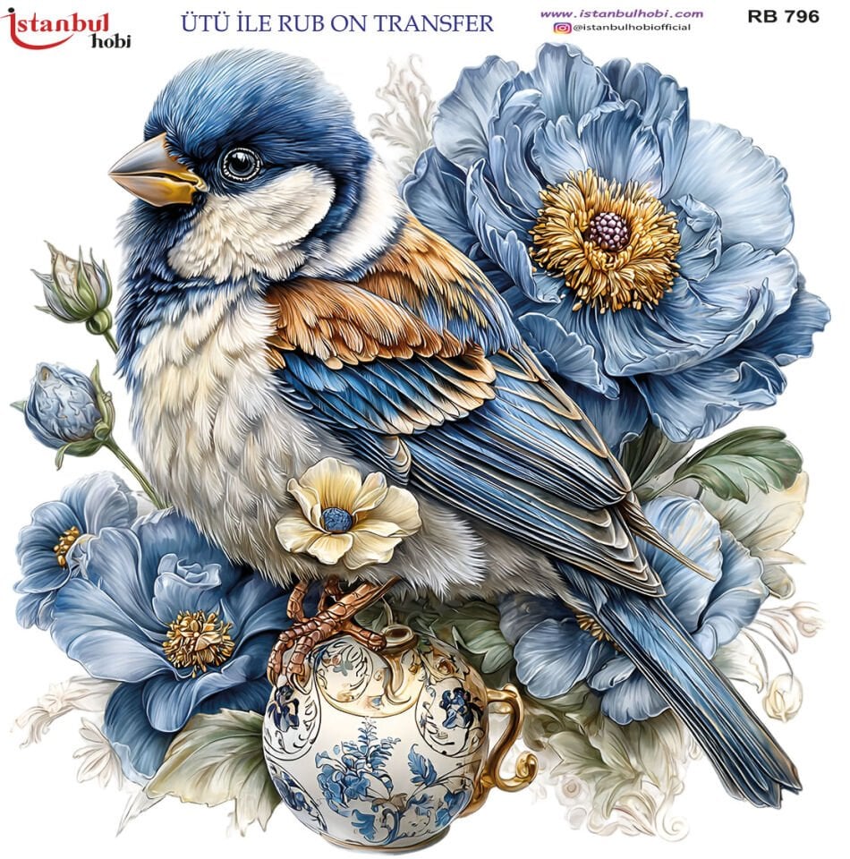 Ütü İle Rub On Transfer 30x30cm RB796
