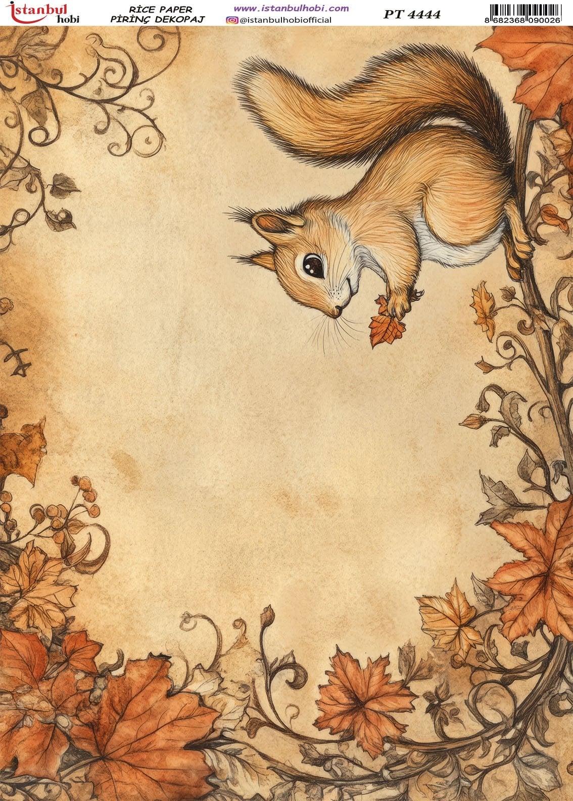 Pirinç Dekopaj Kağıdı 30x42cm PT-4444