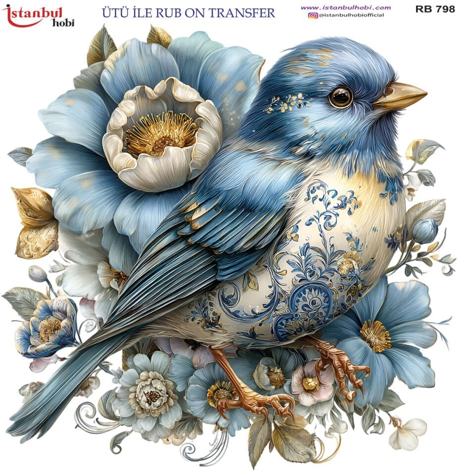 Ütü İle Rub On Transfer 30x30cm RB798
