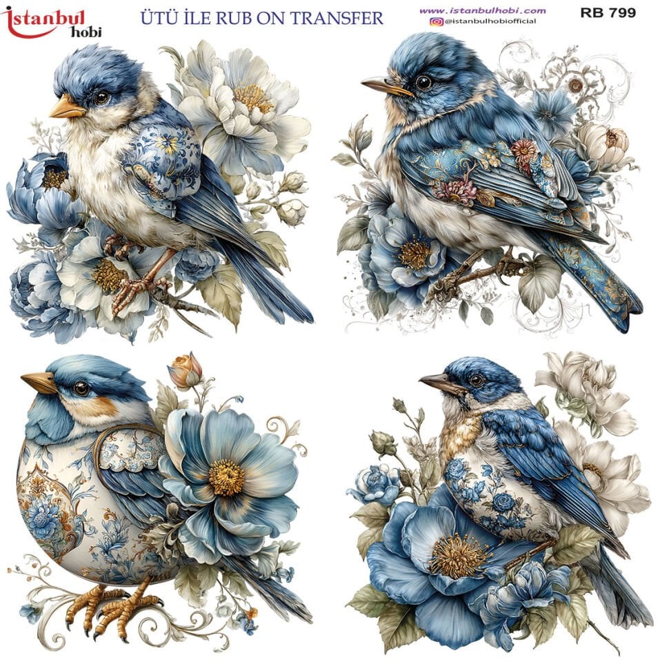 Ütü İle Rub On Transfer 30x30cm RB799