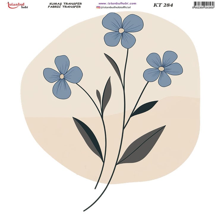 Kumaş Transfer Kağıdı 20x20cm KT-284
