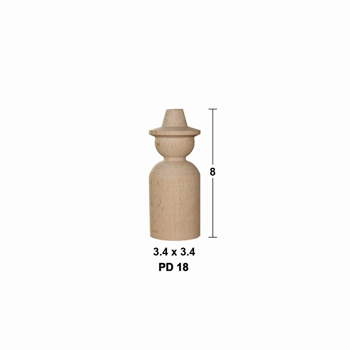 Boyanabilir Peg Doll PD18