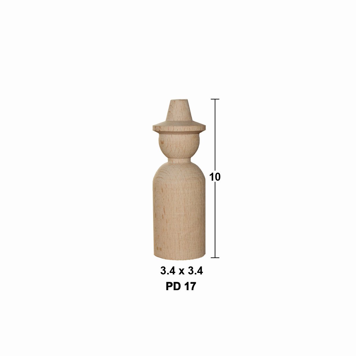 Boyanabilir Peg Doll PD17