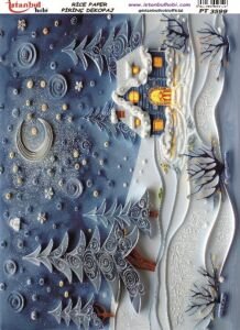 Pirinç Dekopaj Kağıdı 30x42cm PT-3599