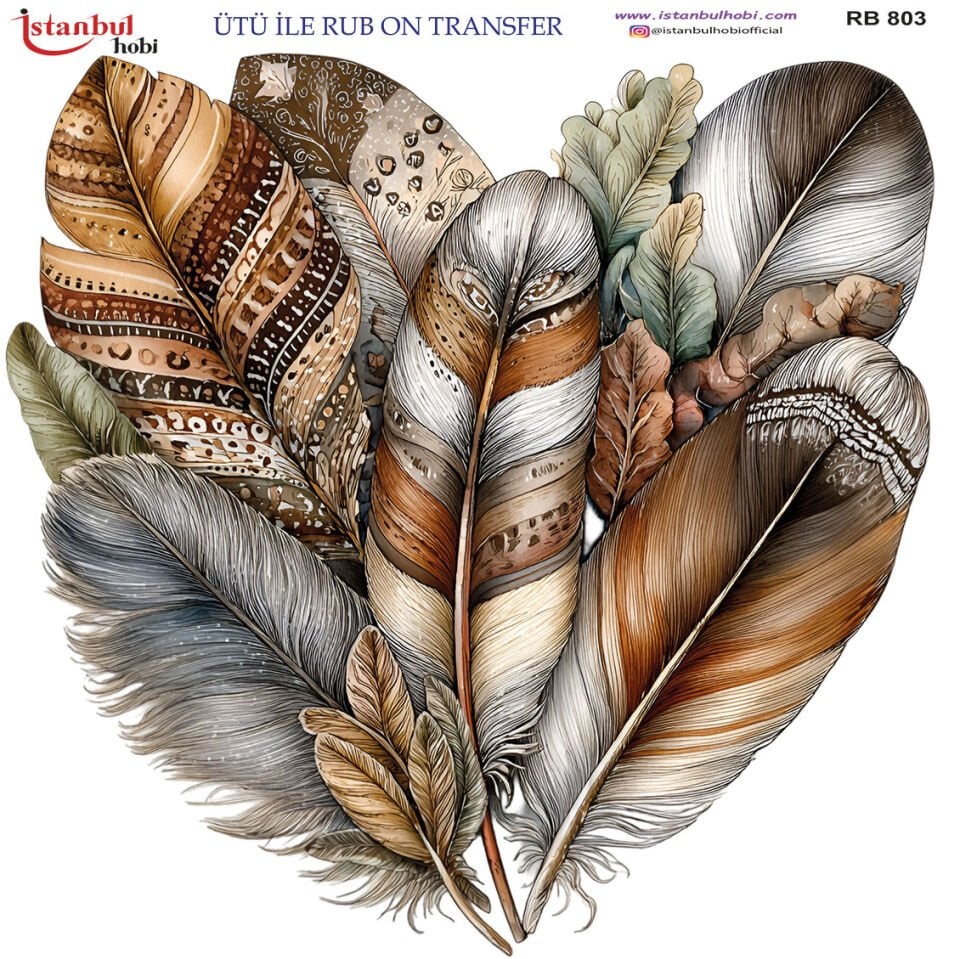 Ütü İle Rub On Transfer 30x30cm RB803