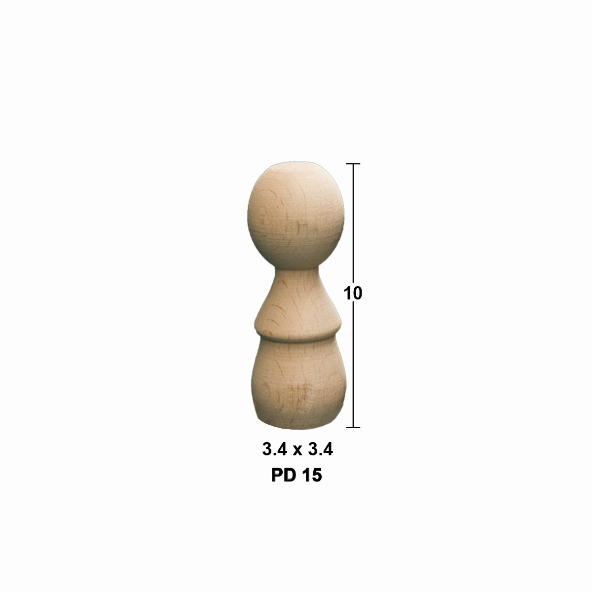 Boyanabilir Peg Doll PD15