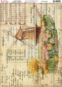 Pirinç Dekopaj Kağıdı 30x42cm PT-4451