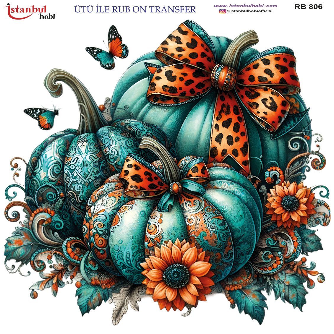 Ütü İle Rub On Transfer 30x30cm RB806