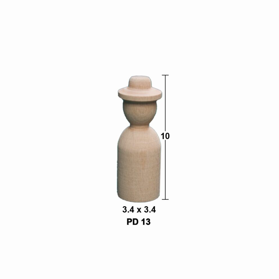 Boyanabilir Peg Doll PD13