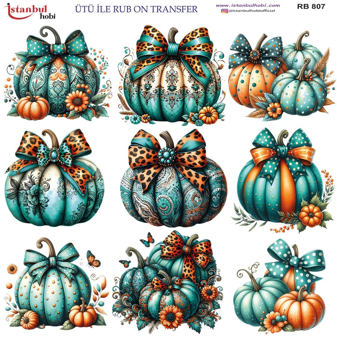 Ütü İle Rub On Transfer 30x30cm RB807
