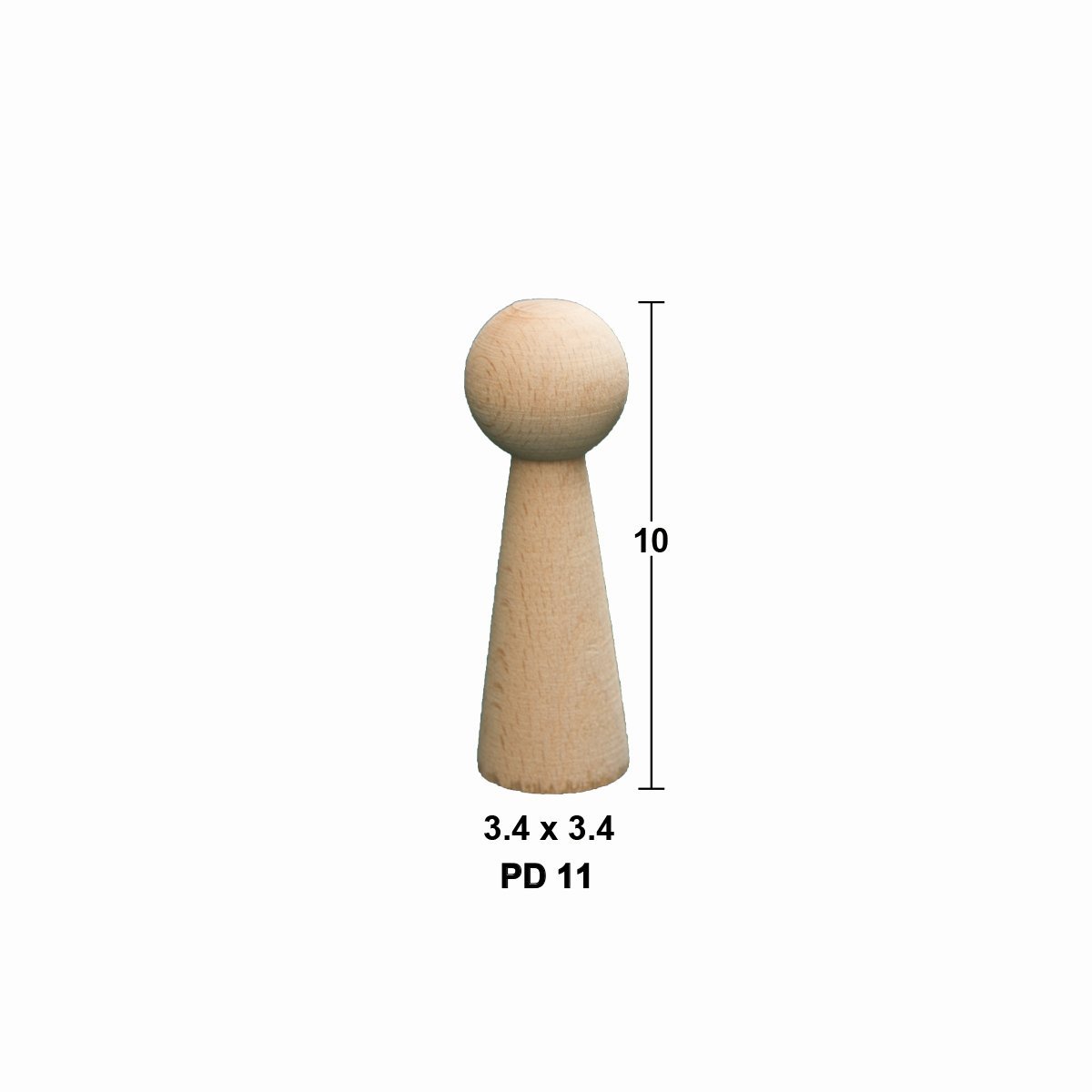Boyanabilir Peg Doll PD11