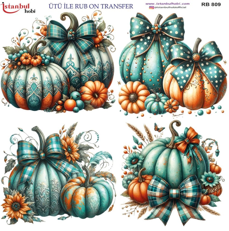 Ütü İle Rub On Transfer 30x30cm RB809