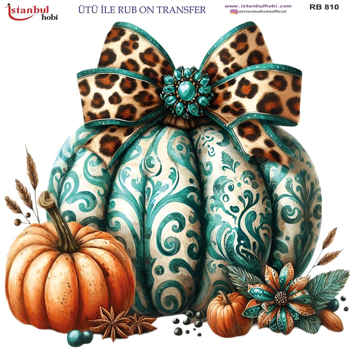 Ütü İle Rub On Transfer 30x30cm RB810