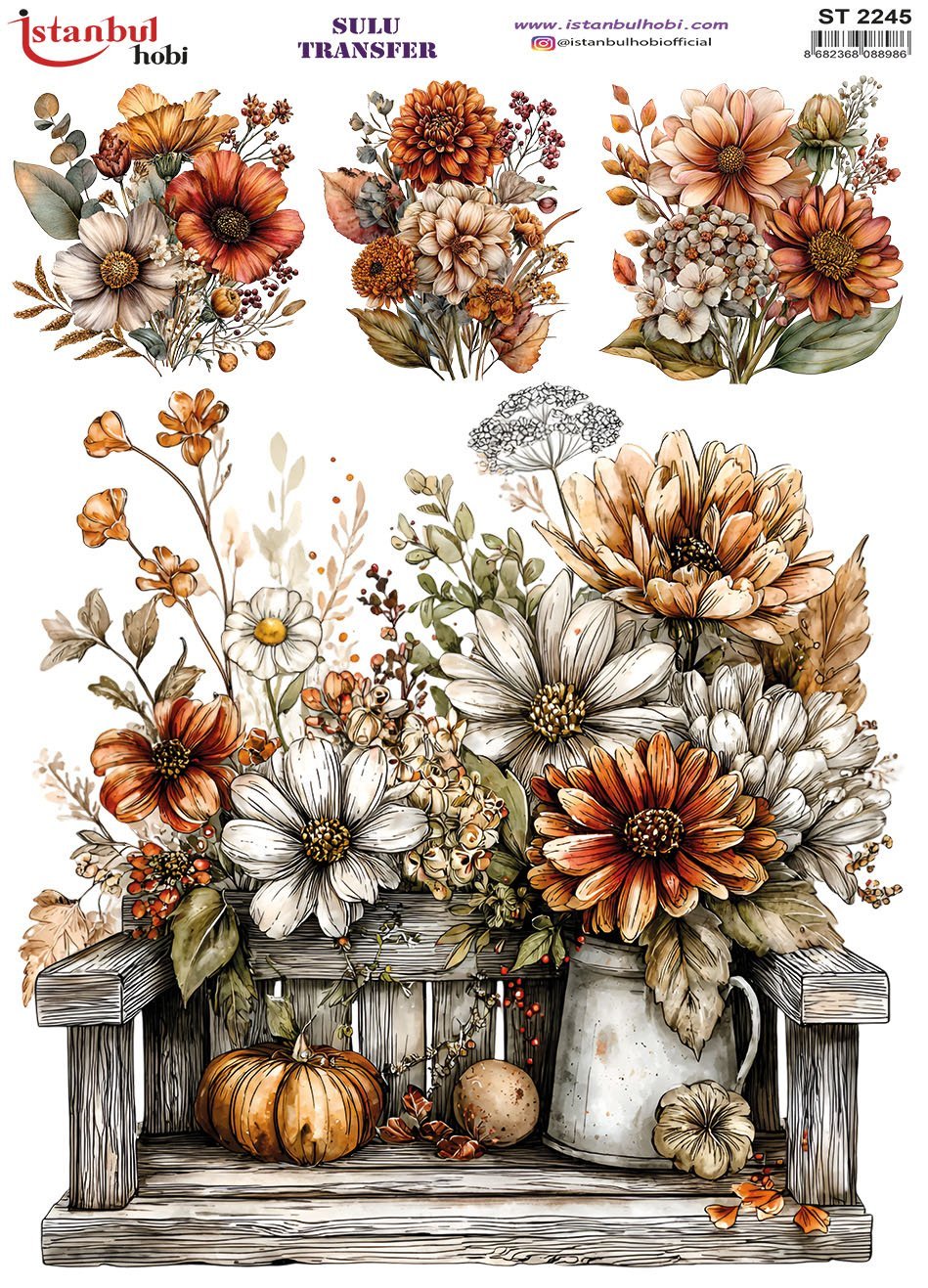 Sulu Transfer Kağıdı 25x35cm ST-2245