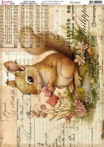 Pirinç Dekopaj Kağıdı 30x42cm PT-4457