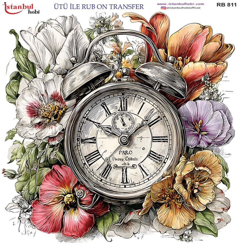Ütü İle Rub On Transfer 30x30cm RB811