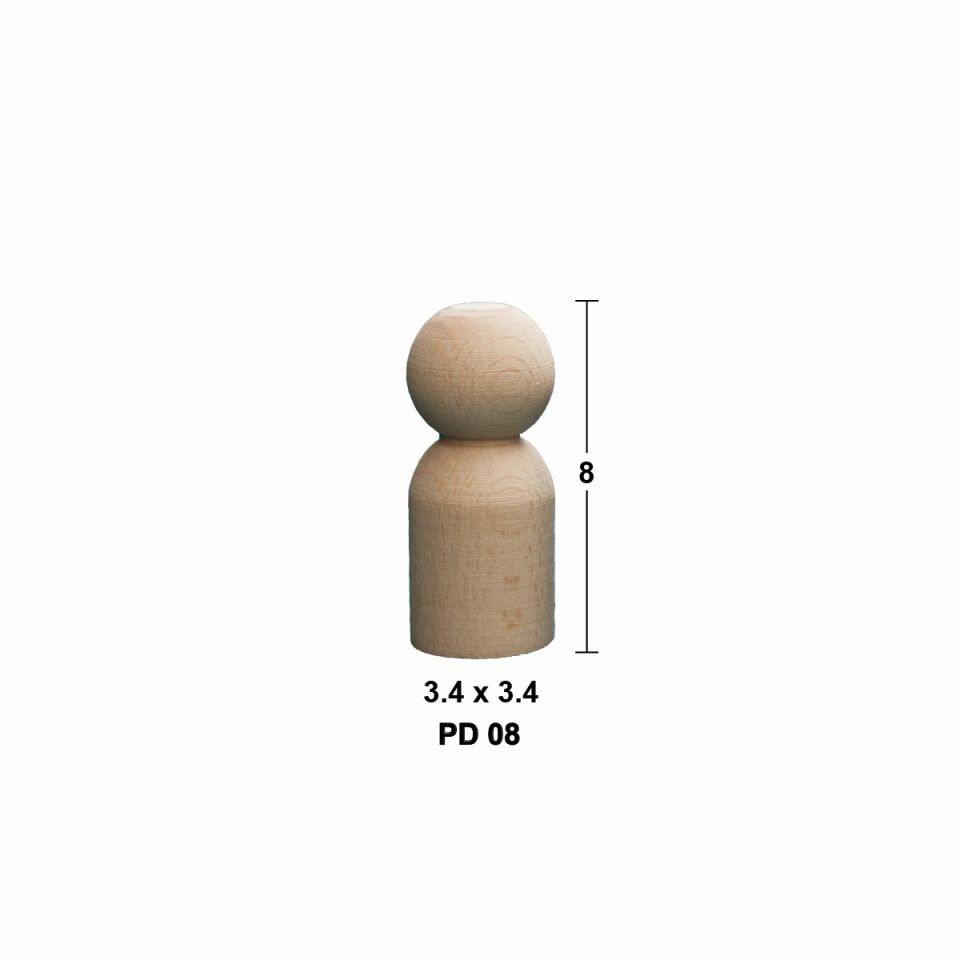 Boyanabilir Peg Doll PD08