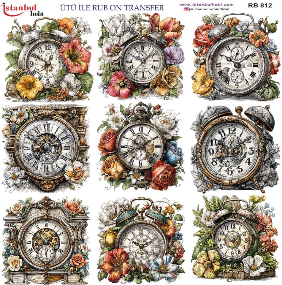Ütü İle Rub On Transfer 30x30cm RB812