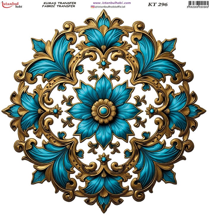 Kumaş Transfer Kağıdı 20x20cm KT-296