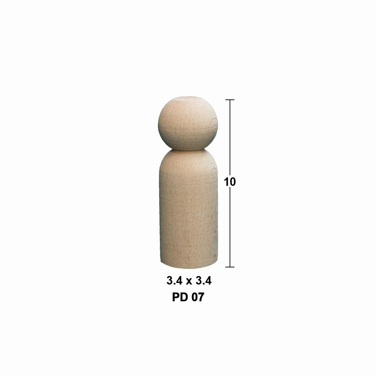 Boyanabilir Peg Doll PD07