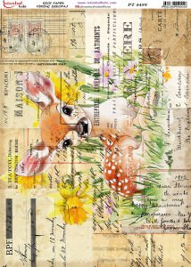 Pirinç Dekopaj Kağıdı 30x42cm PT-4459