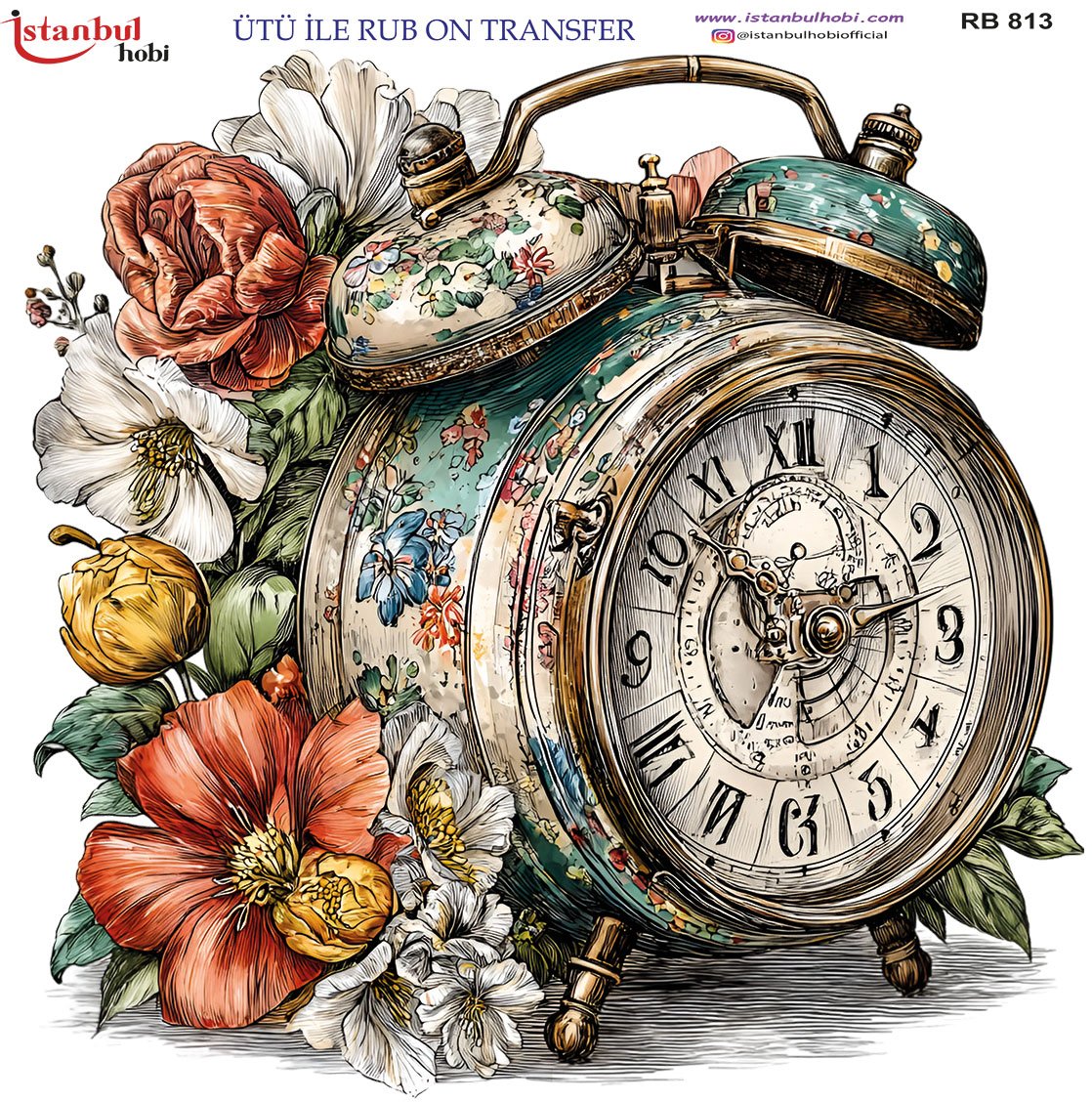 Ütü İle Rub On Transfer 30x30cm RB813