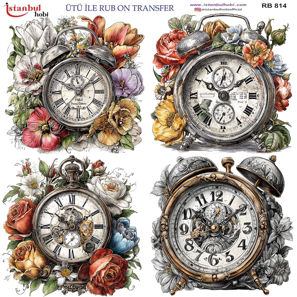 Ütü İle Rub On Transfer 30x30cm RB814