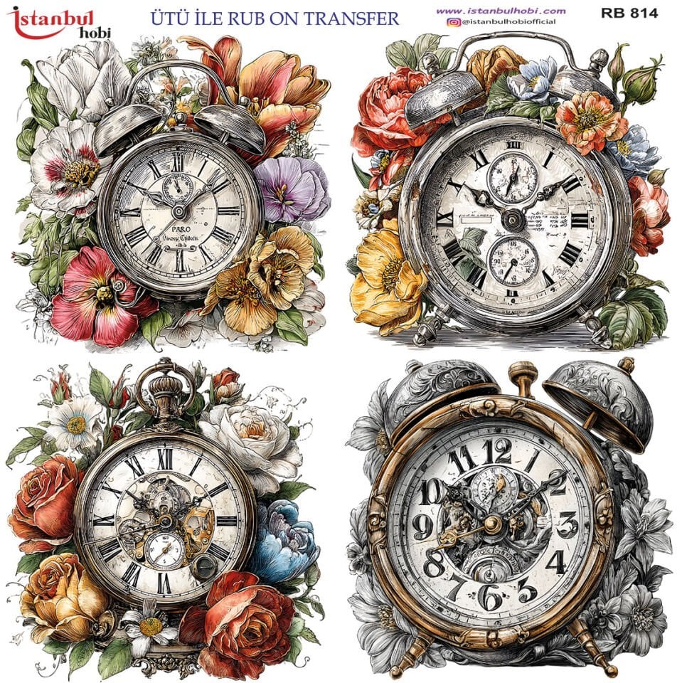 Ütü İle Rub On Transfer 30x30cm RB814