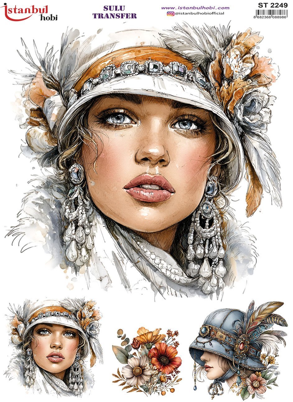 Sulu Transfer Kağıdı 25x35cm ST-2249