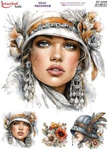 Sulu Transfer Kağıdı 25x35cm ST-2249