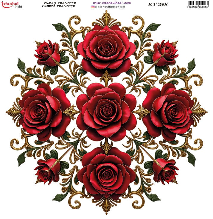 Kumaş Transfer Kağıdı 20x20cm KT-298