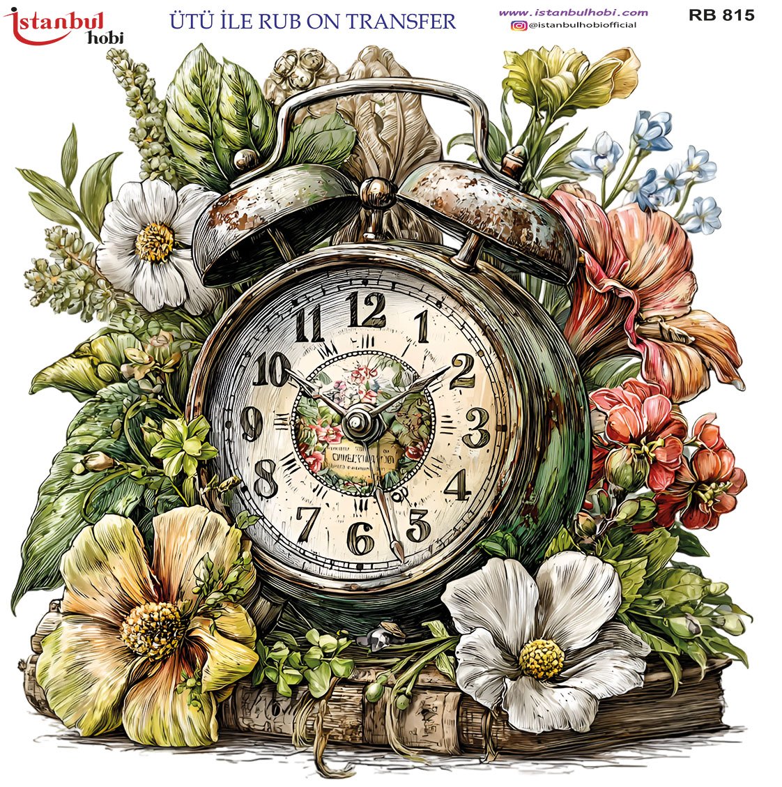 Ütü İle Rub On Transfer 30x30cm RB815