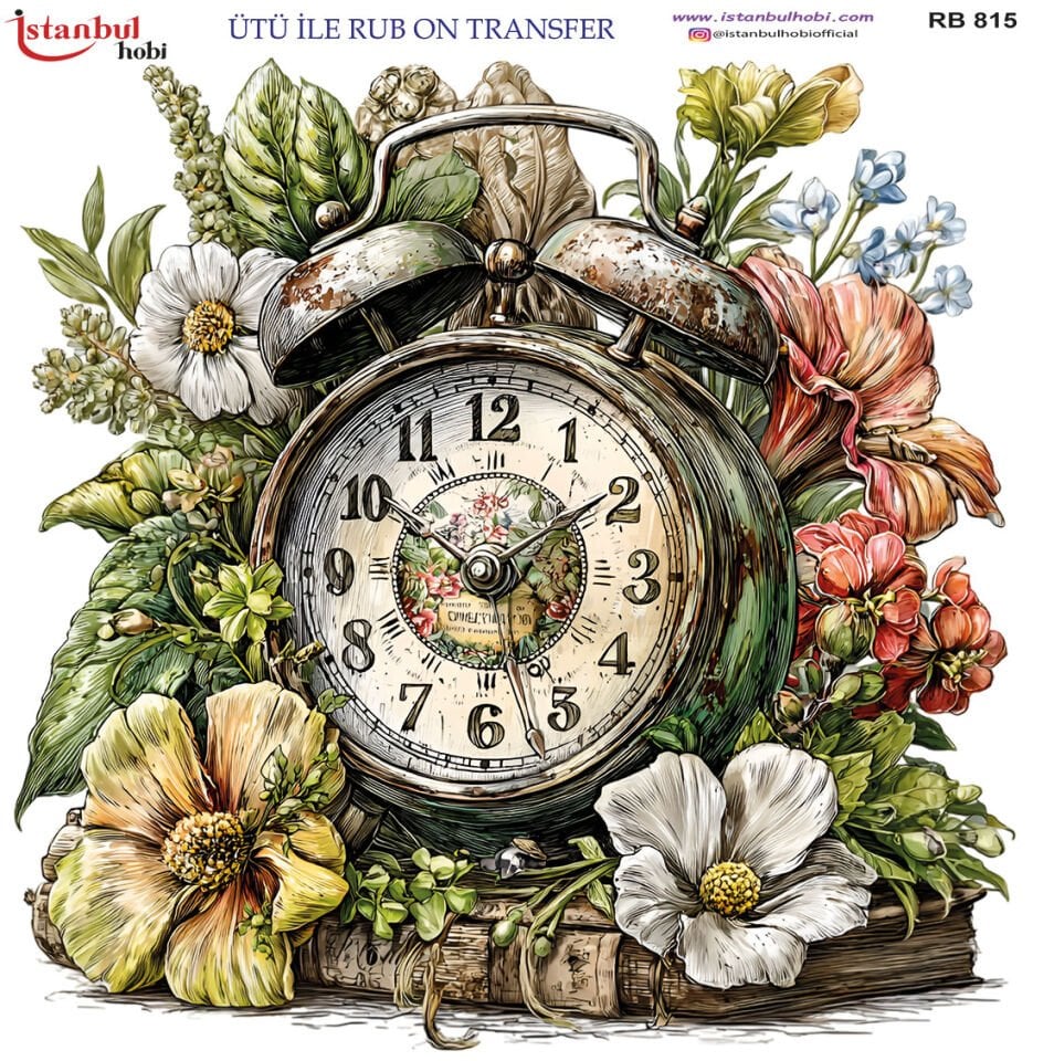 Ütü İle Rub On Transfer 30x30cm RB815