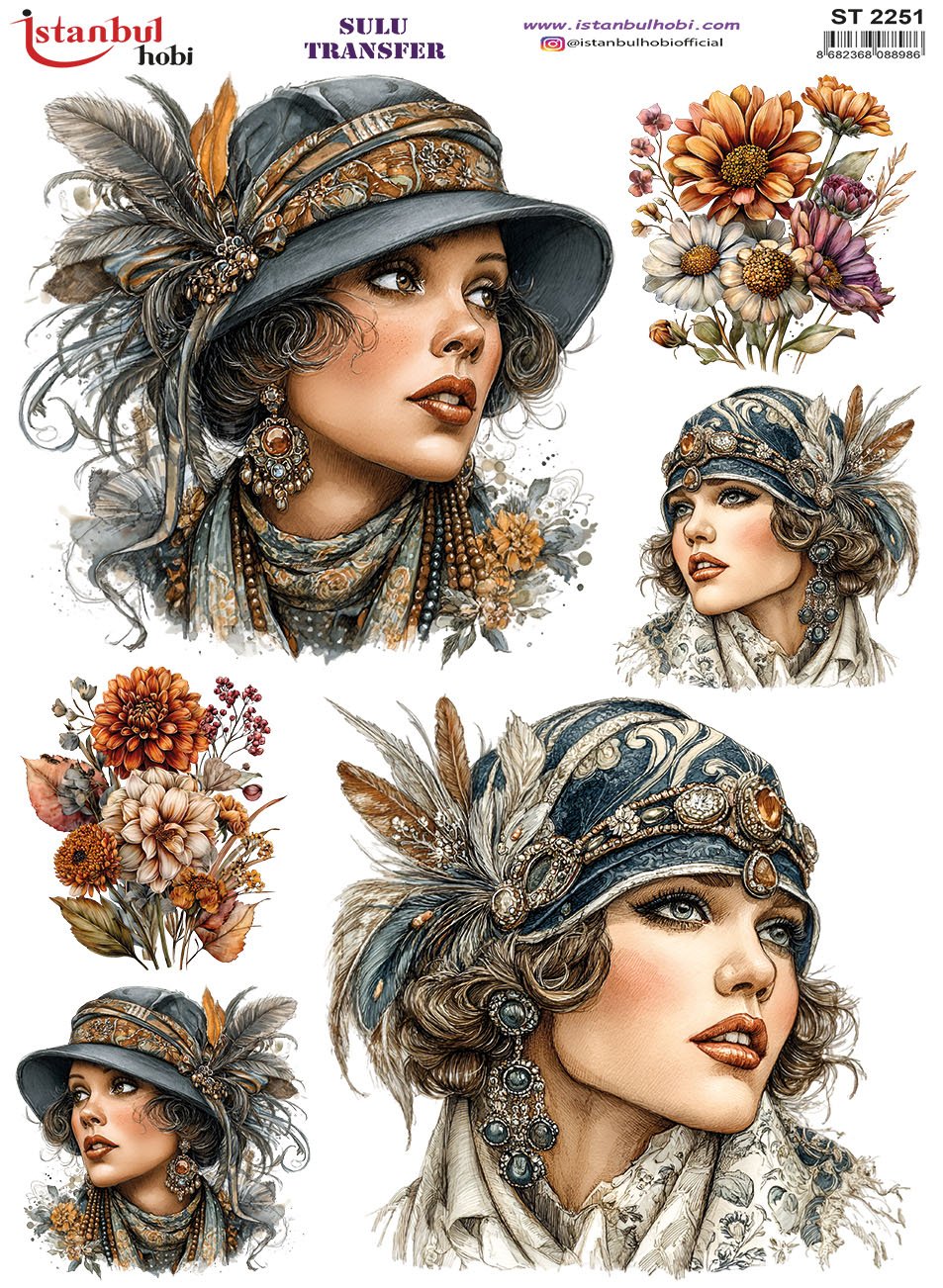 Sulu Transfer Kağıdı 25x35cm ST-2251