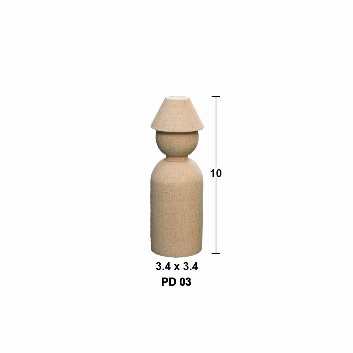 Boyanabilir Peg Doll PD03