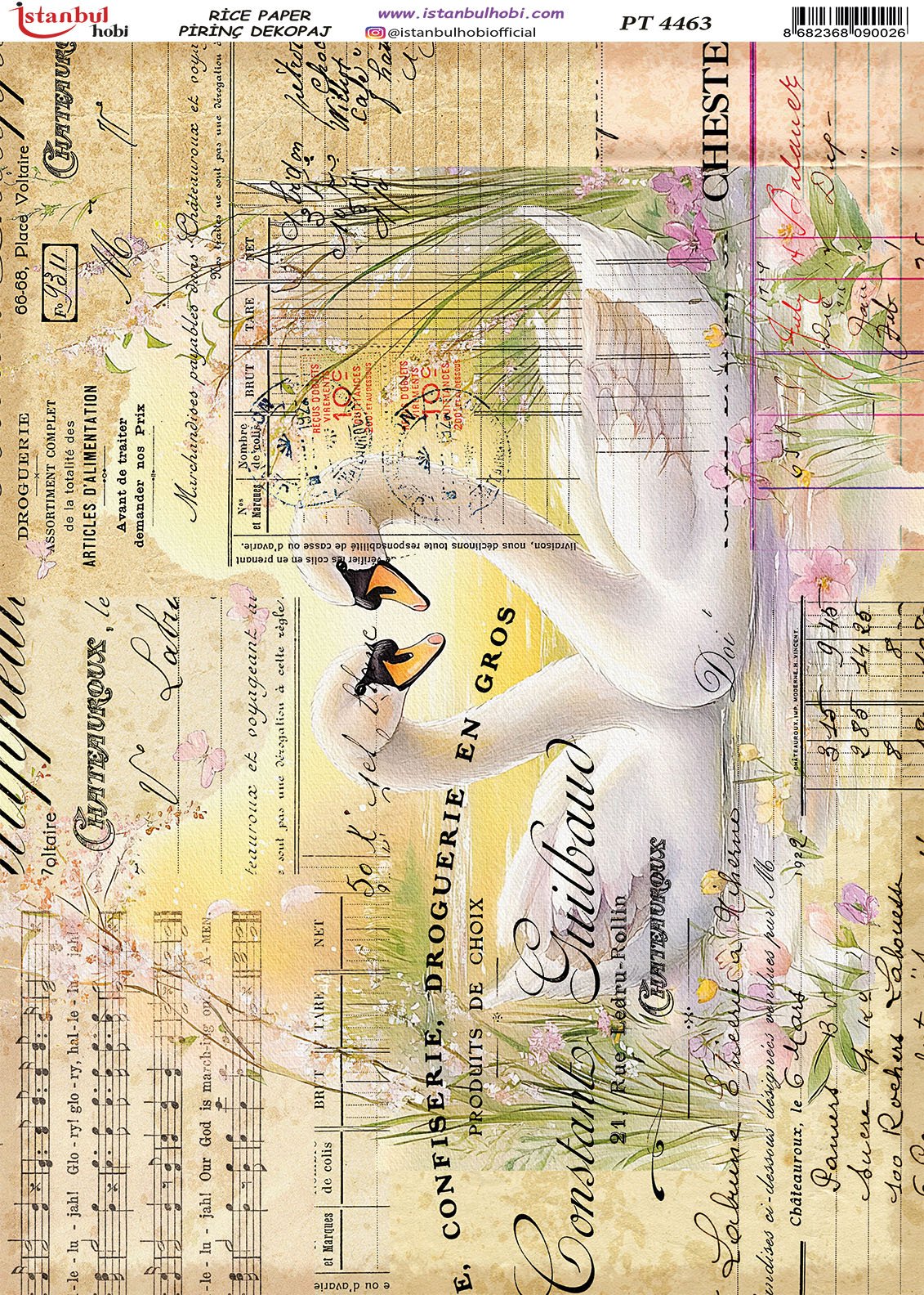 Pirinç Dekopaj Kağıdı 30x42cm PT-4463