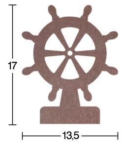 Ahşap Dümen 18mm H048