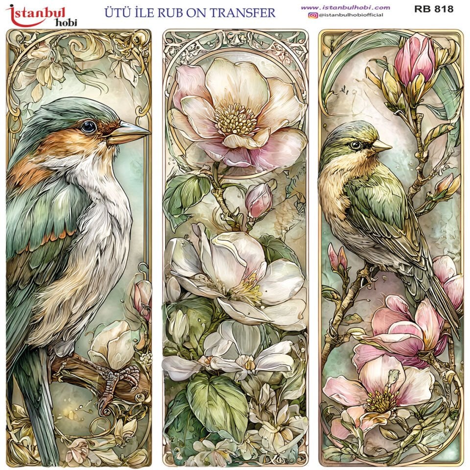 Ütü İle Rub On Transfer 30x30cm RB818
