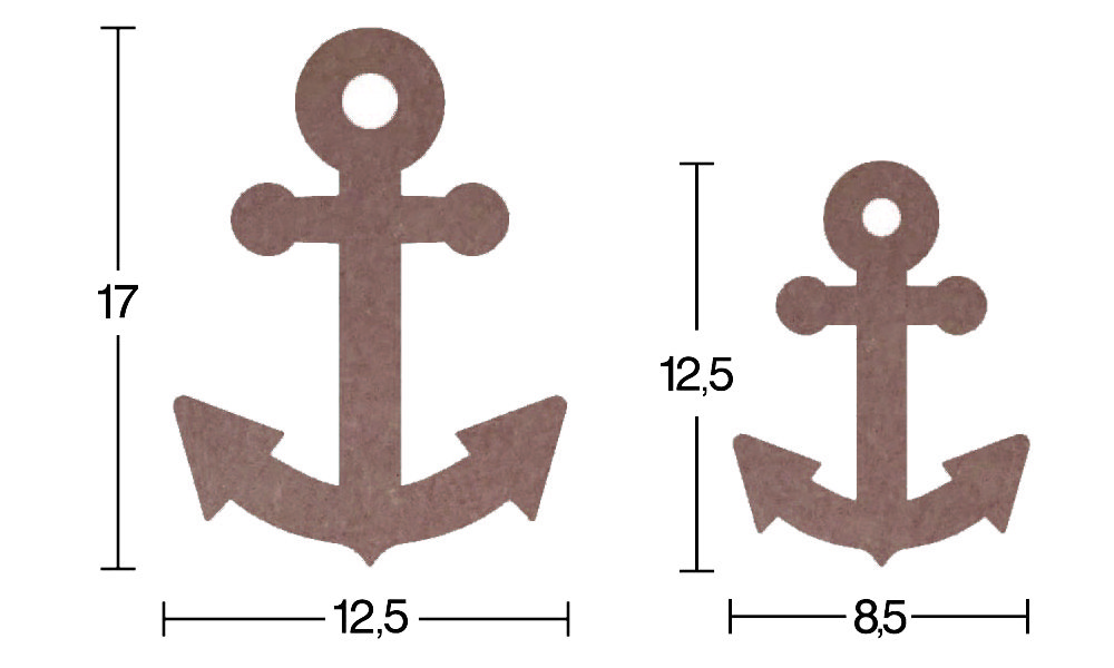 Ahşap 2li Çapa Set 18mm H049