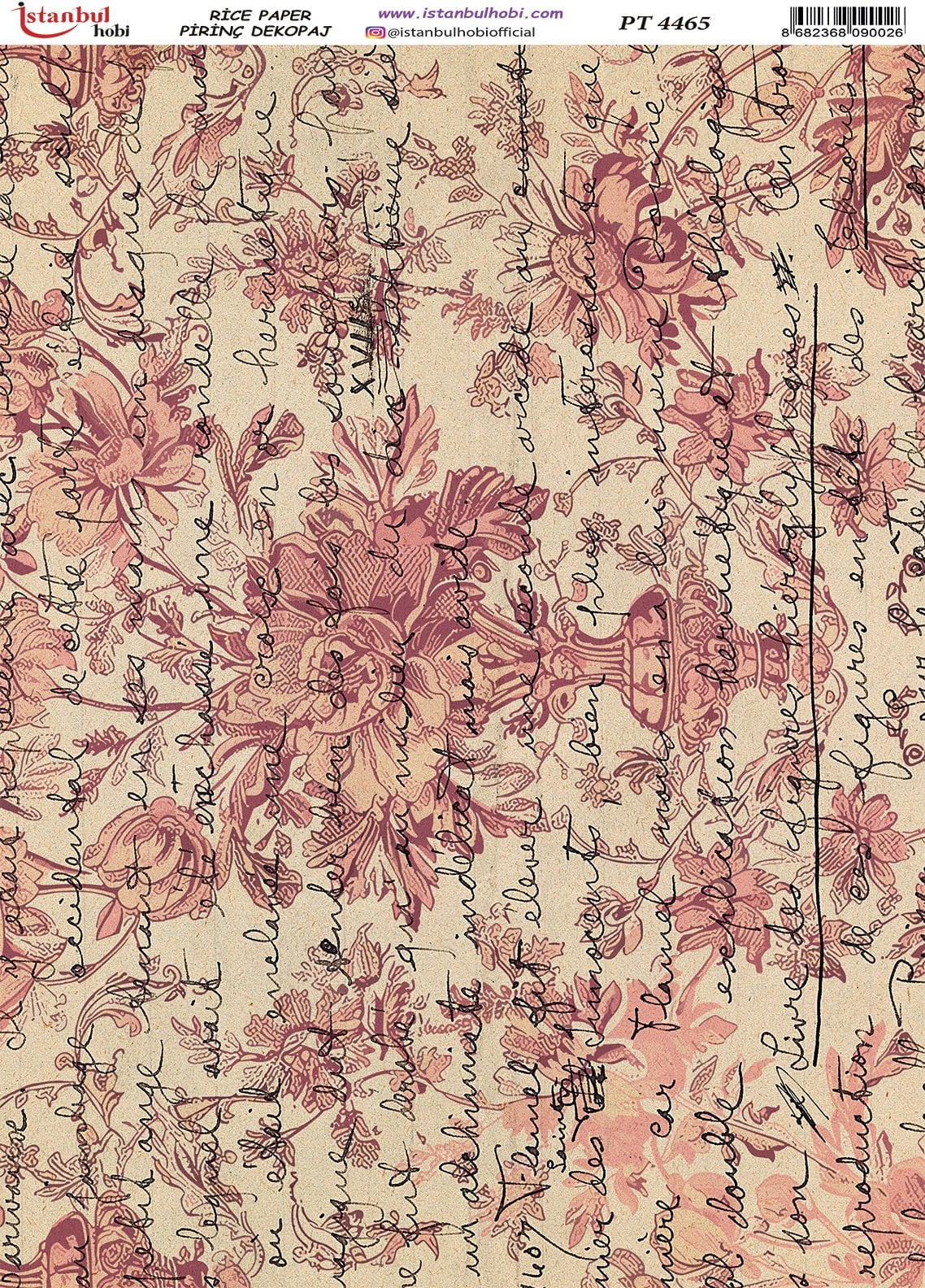 Pirinç Dekopaj Kağıdı 30x42cm PT-4465
