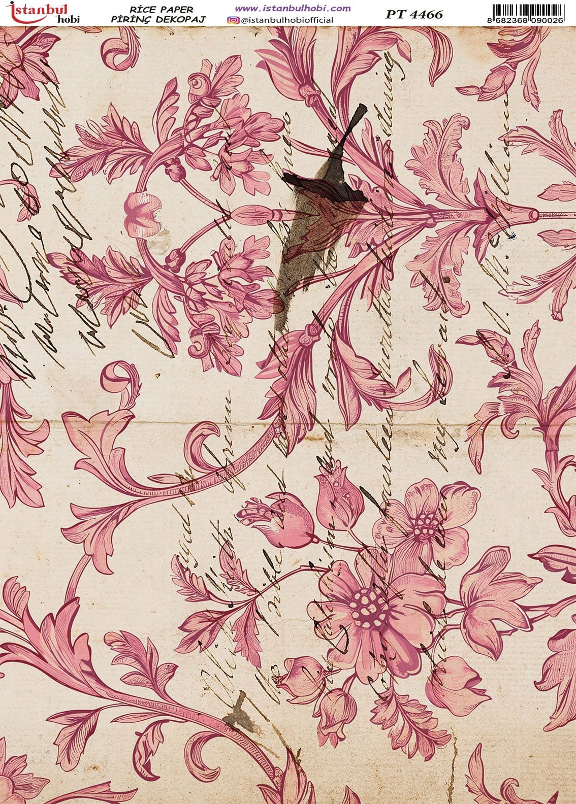 Pirinç Dekopaj Kağıdı 30x42cm PT-4466