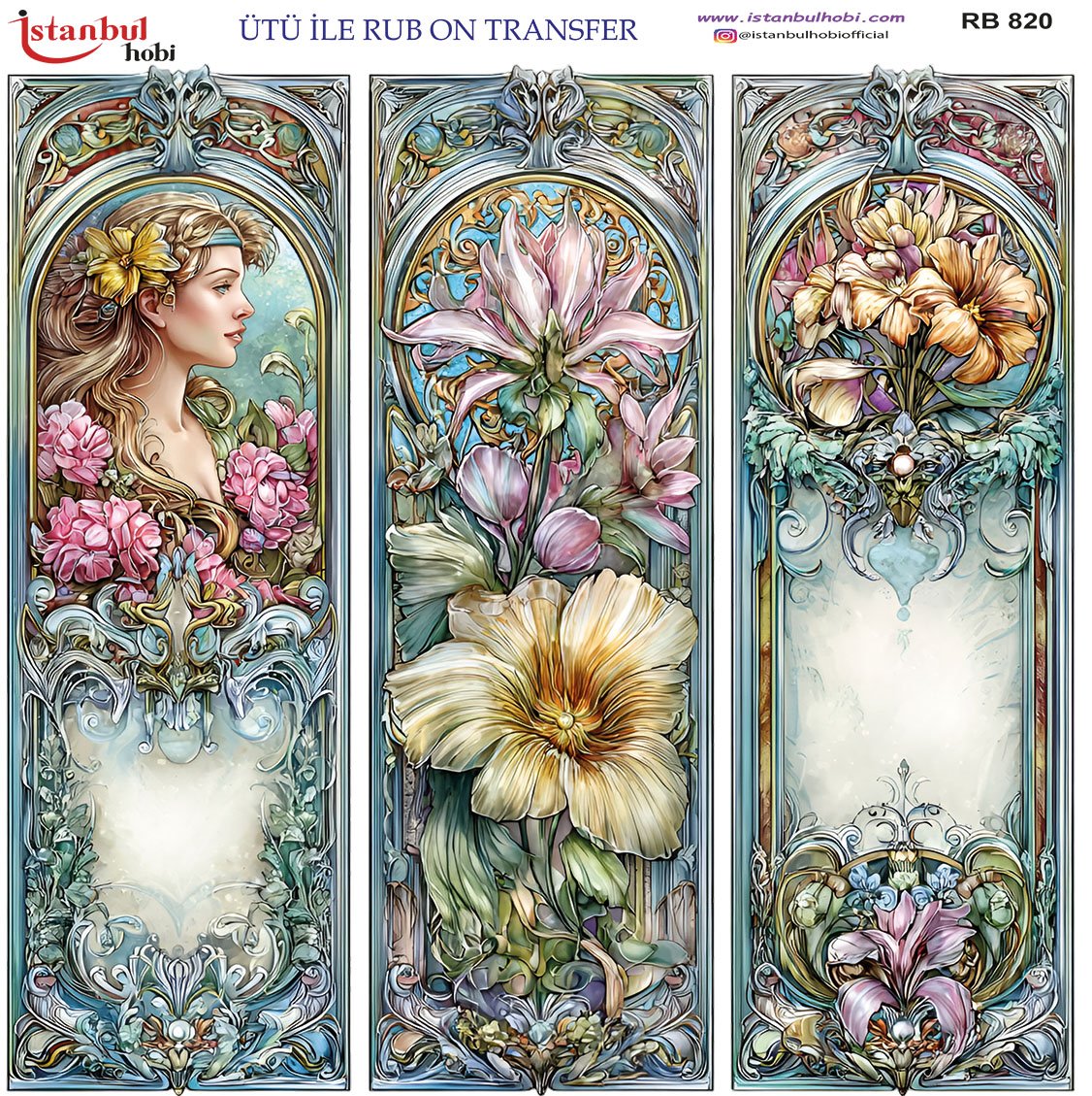 Ütü İle Rub On Transfer 30x30cm RB820